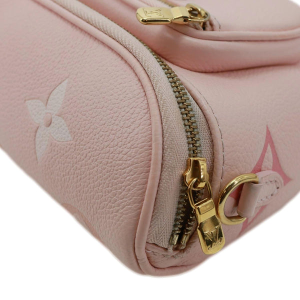 LOUIS VUITTON Mini Giant Monogram Empreinte Leather Bumbag Gradient Pink