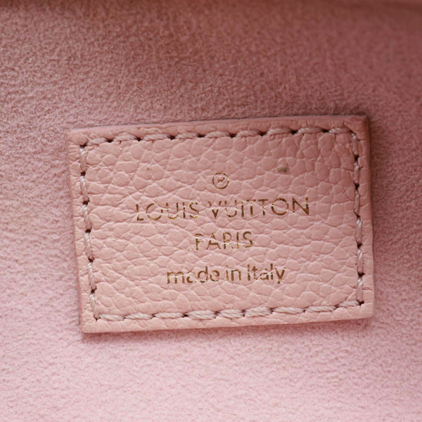 LOUIS VUITTON Mini Giant Monogram Empreinte Leather Bumbag Gradient Pink