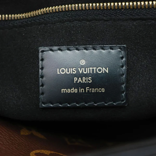 LOUIS VUITTON One Handle Flap MM Monogram Canvas Shoulder Bag Brown