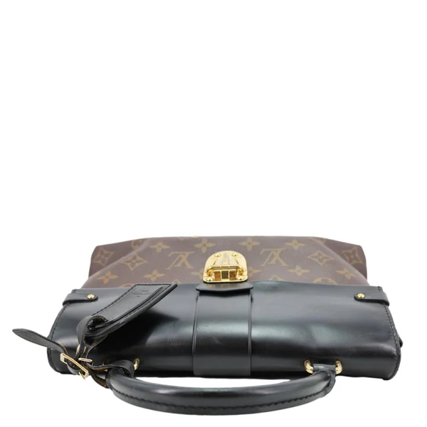 LOUIS VUITTON One Handle Flap MM Monogram Canvas Shoulder Bag Brown