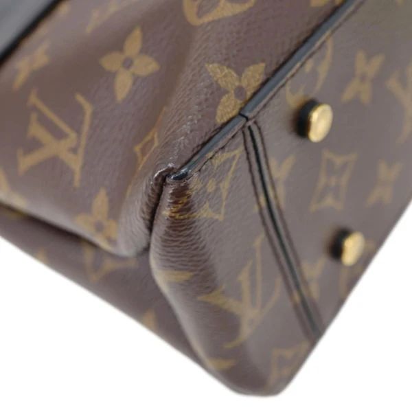 LOUIS VUITTON One Handle Flap MM Monogram Canvas Shoulder Bag Brown
