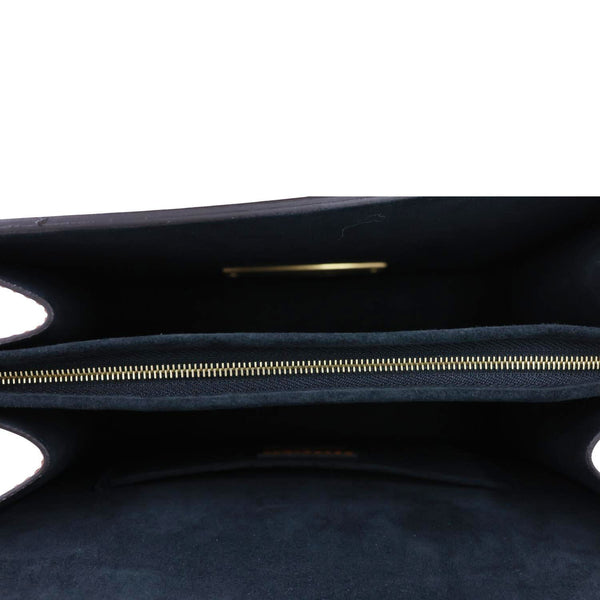 LOUIS VUITTON Dauphine MM Monogram Reverse Canvas Shoulder Bag Brown