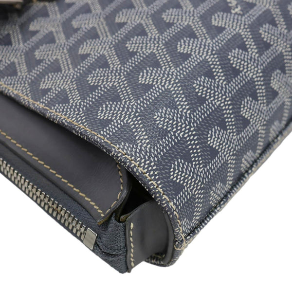 GOYARD Okinawa PM Chevron Print Canvas Tote Bag Grey