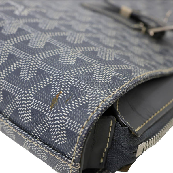 GOYARD Okinawa PM Chevron Print Canvas Tote Bag Grey