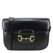 GUCCI Horsebit 1955 Mini Calfskin Leather Shoulder Bag Black 602204