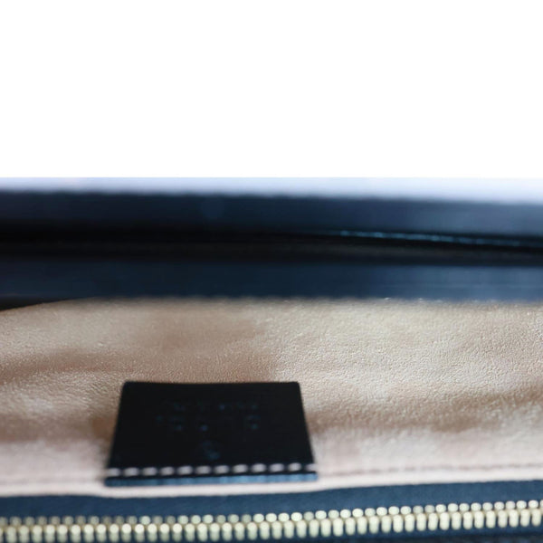 GUCCI Horsebit 1955 Mini Calfskin Leather Shoulder Bag Black 602204