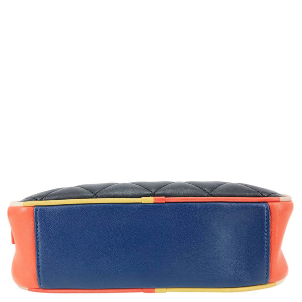 CHANEL Cuba Quilted Leather Camera Crossbody Bag Multicolor