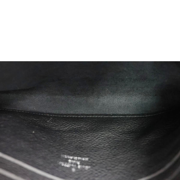 LOUIS VUITTON Mylockme Leather Chain Crossbody Bag Black