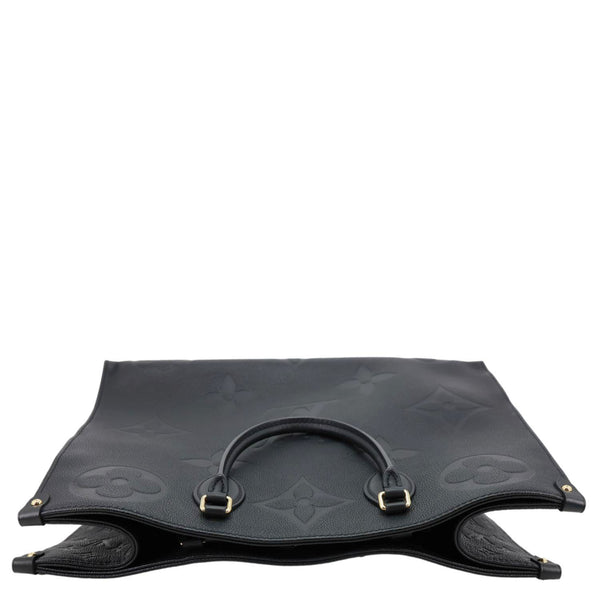LOUIS VUITTON Onthego GM Giant Monogram Empreinte Shoulder Bag Black