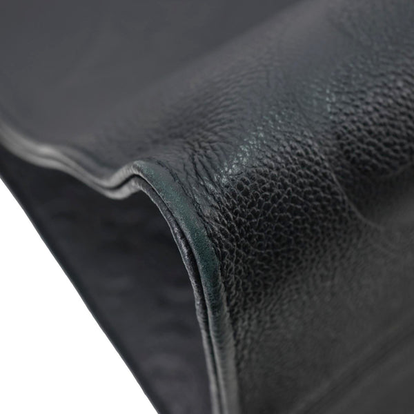 LOUIS VUITTON Onthego GM Giant Monogram Empreinte Shoulder Bag Black