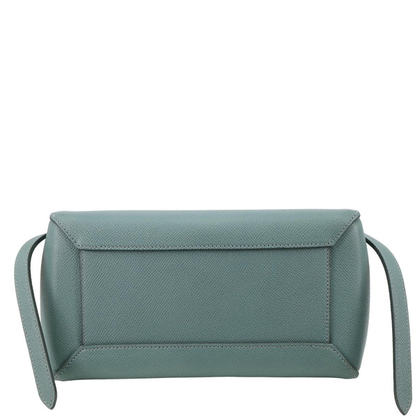 CELINE Micro Belt Grained Leather Shoulder Bag Sage Green