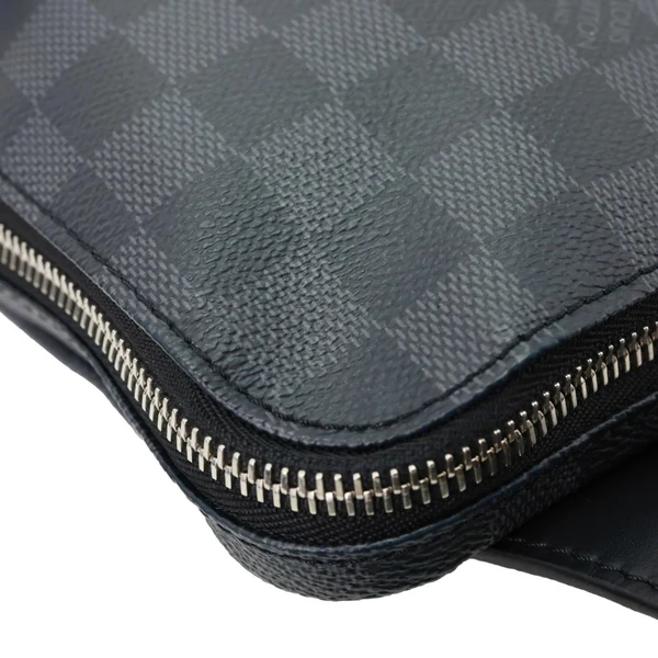 LOUIS VUITTON Avenue Sling Damier Graphite Backpack Bag Black