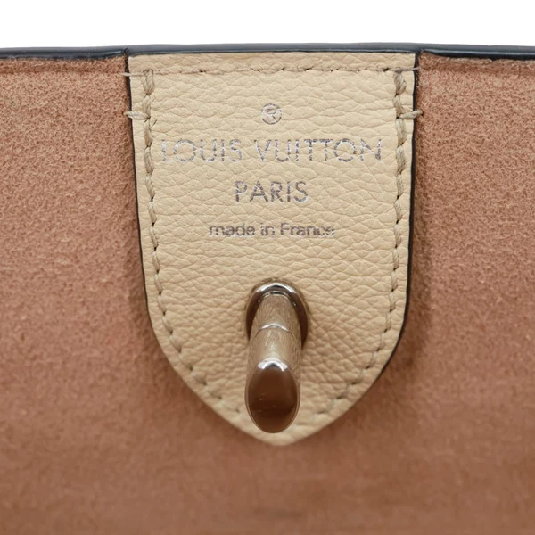 LOUIS VUITTON Lockme Cabas Leather Tote Bag Bicolor