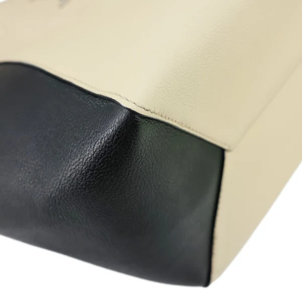 LOUIS VUITTON Lockme Cabas Leather Tote Bag Bicolor