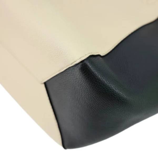 LOUIS VUITTON Lockme Cabas Leather Tote Bag Bicolor