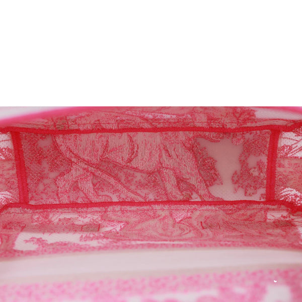 CHRISTIAN DIOR Diorcamp Toile de Jouy Embroidered Canvas Messenger Bag Pink