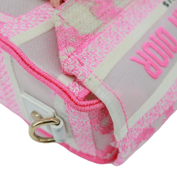 CHRISTIAN DIOR Diorcamp Toile de Jouy Embroidered Canvas Messenger Bag Pink