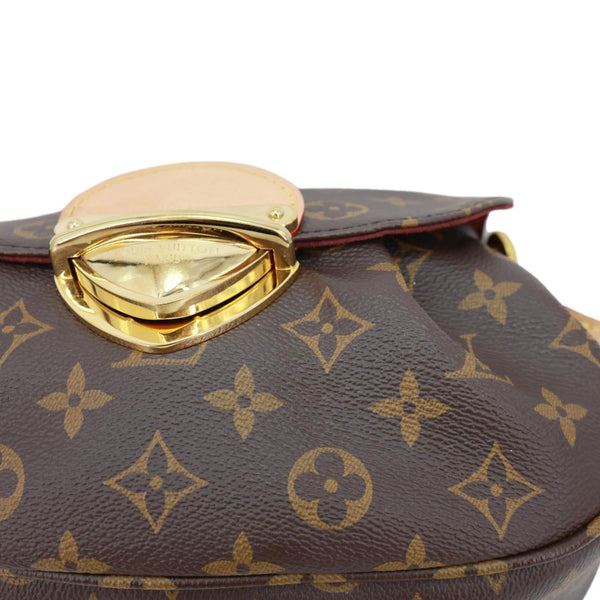 LOUIS VUITTON Sunset Monogram Coated Canvas Shoulder Bag Brown