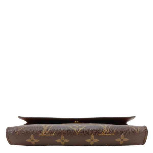 LOUIS VUITTON Sarah Monogram Canvas Wallet Brown