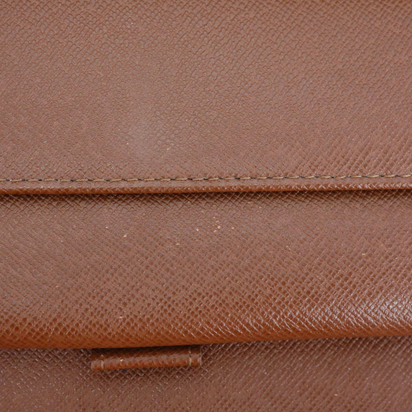 LOUIS VUITTON Sarah Monogram Canvas Wallet Brown