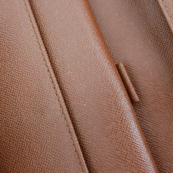 LOUIS VUITTON Sarah Monogram Canvas Wallet Brown