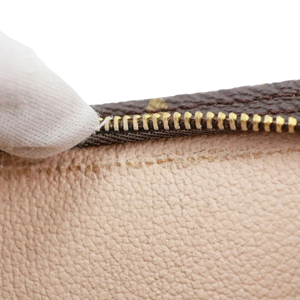 LOUIS VUITTON Monogram Canvas Accessory Pouch Brown