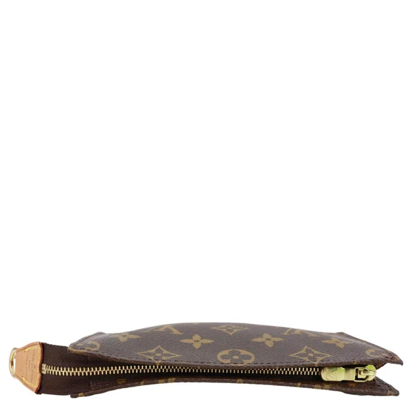LOUIS VUITTON Monogram Canvas Accessory Pouch Brown