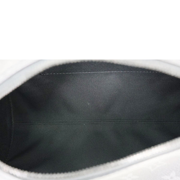 LOUIS VUITTON Polochon PM Soft Monogram Eclipse Canvas Crossbody Bag Black