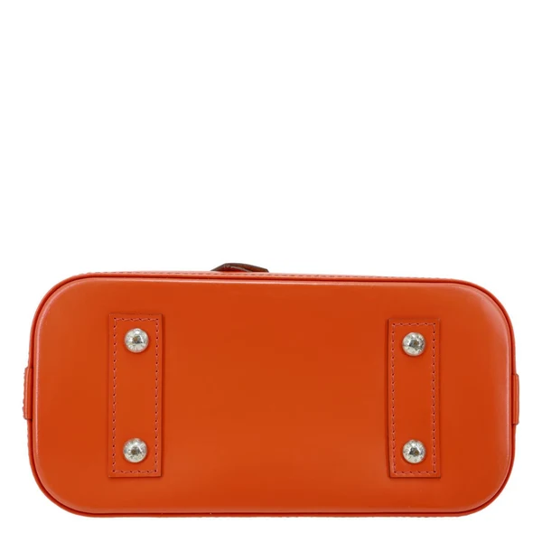 LOUIS VUITTON Alma BB Epi Leather Satchel Bag Orange