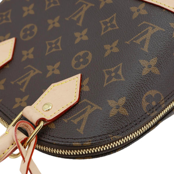 LOUIS VUITTON Alma BB Monogram Canvas Crossbody Bag Brown