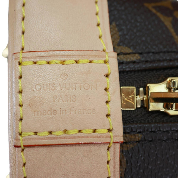 LOUIS VUITTON Alma BB Monogram Canvas Crossbody Bag Brown