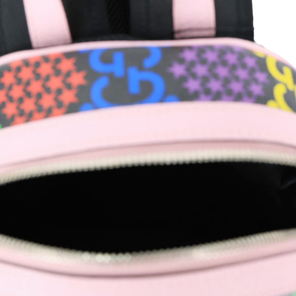 GUCCI Psychedelic GG Supreme Monogram Canvas Backpack Bag Multicolor 601296