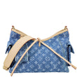 LOUIS VUITTON Carryall Cargo PM Monogram Denim Shoulder Bag Blue