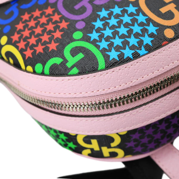 GUCCI Psychedelic GG Supreme Monogram Canvas Backpack Bag Multicolor 601296