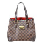 LOUIS VUITTON Hampstead PM Damier Ebene Hobo Shoulder Bag Brown