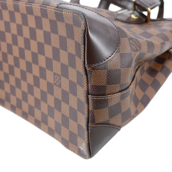 LOUIS VUITTON Hampstead PM Damier Ebene Hobo Shoulder Bag Brown