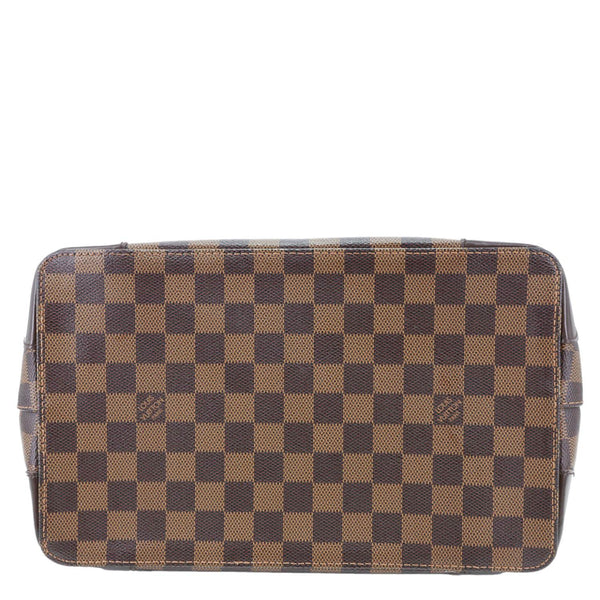 LOUIS VUITTON Hampstead PM Damier Ebene Hobo Shoulder Bag Brown