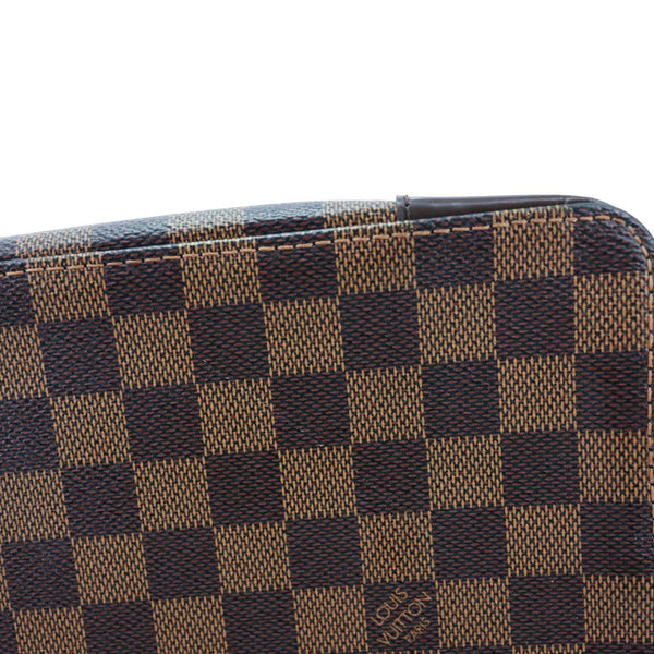 LOUIS VUITTON Hampstead PM Damier Ebene Hobo Shoulder Bag Brown