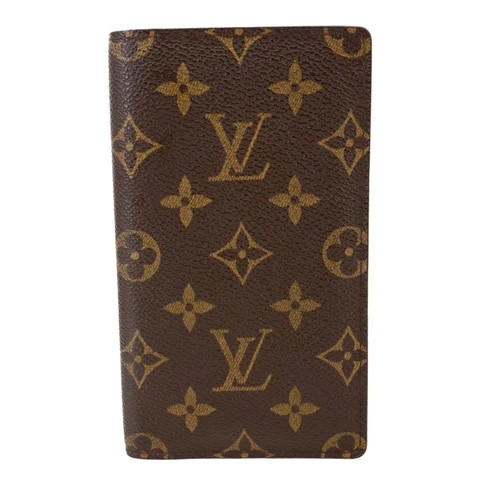LOUIS VUITTON Monogram Canvas Long Wallet Brown