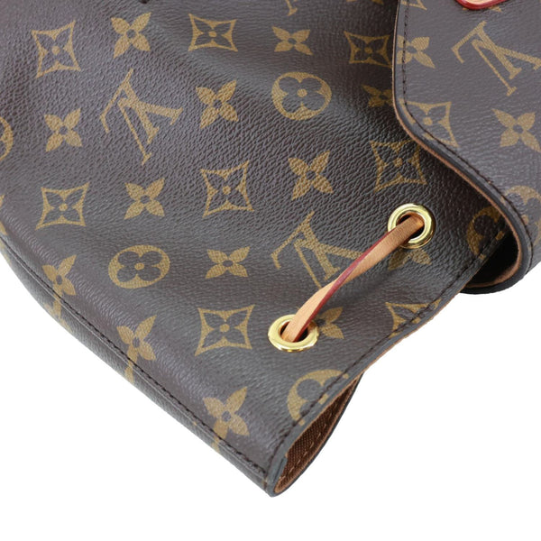 LOUIS VUITTON Montsouris PM Monogram Canvas Backpack Brown