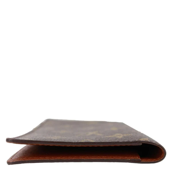 LOUIS VUITTON Monogram Canvas Long Wallet Brown