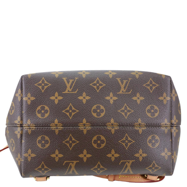 LOUIS VUITTON Montsouris PM Monogram Canvas Backpack Brown