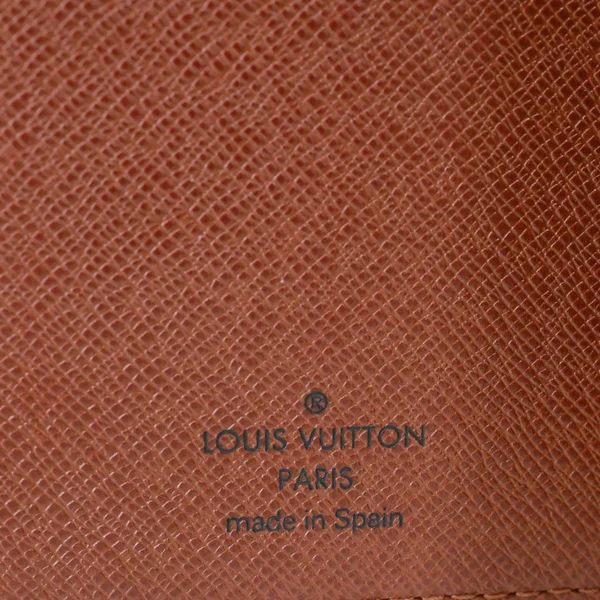 LOUIS VUITTON Monogram Canvas Long Wallet Brown