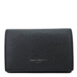YVES SAINT LAURENT Multicles Grain De Poudre Leather 6 Keys Holder Black
