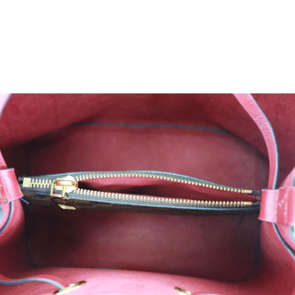 LOUIS VUITTON Neonoe MM Damier Ebene Shoulder Bag Brown