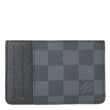 LOUIS VUITTON Neo Damier Graphite Card Holder Wallet Black