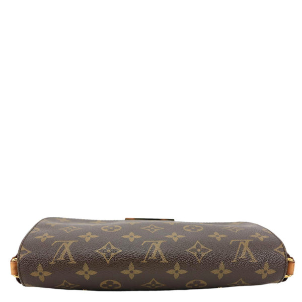LOUIS VUITTON Favorite MM Monogram Canvas Crossbody Bag Brown
