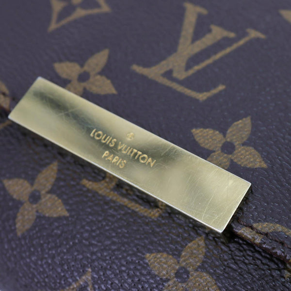 LOUIS VUITTON Favorite MM Monogram Canvas Crossbody Bag Brown