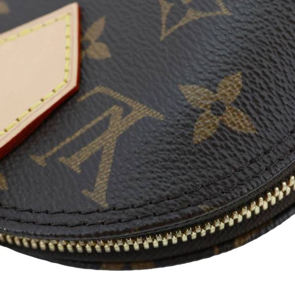LOUIS VUITTON Alma BB Monogram Canvas Crossbody Bag Brown