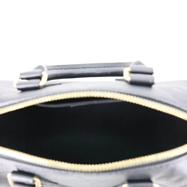 LOUIS VUITTON Speedy 20 Bandouliere Giant Monogram Empreinte Leather Shoulder Bag Black